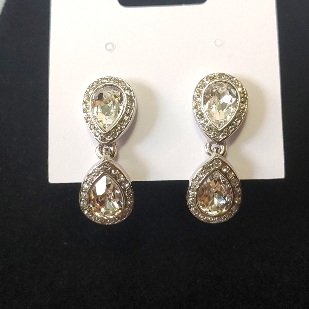 Bridal Jewellery Rhinestone Earrings